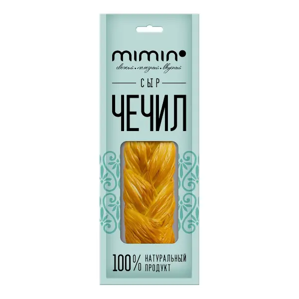 Сыр рассольный Коса копченный MIMIN 40% 100 г (М)*10