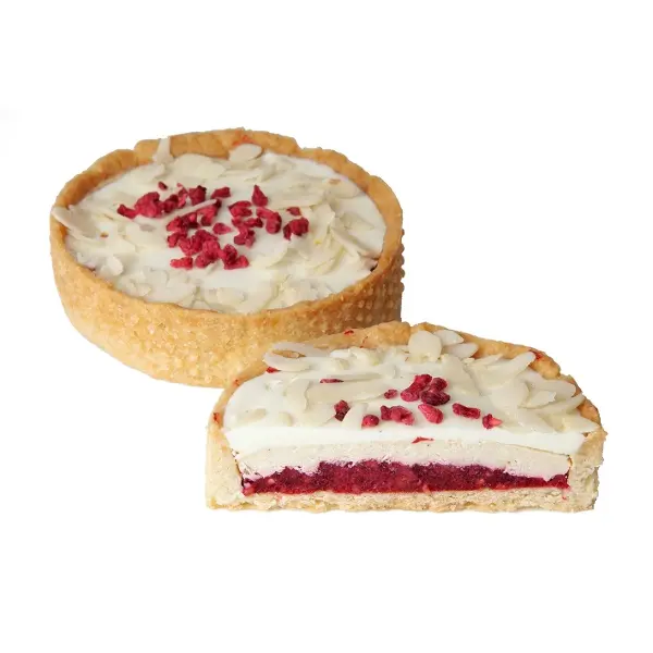 Тарталетка Масала-раф с малиной и белым шоколадом ГурманГрад 70гр, 12шт/кор