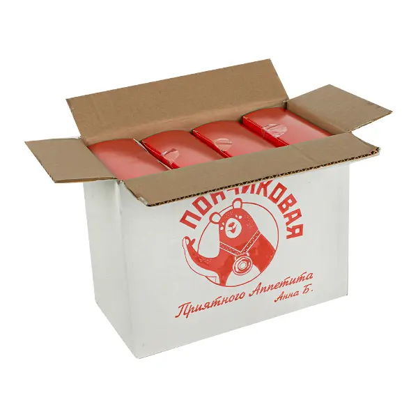 Пончики классические с сахарной пудрой Пончиковая 58гр, 5шт/упак, 4упак/кор