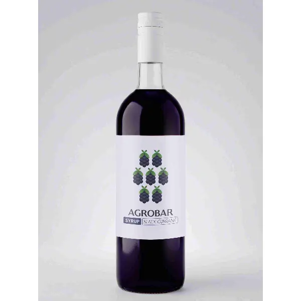 Сироп Черная смородина AGROBAR SYRUP 1л, 6шт/кор