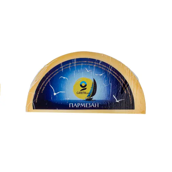 Сыр Пармезан 34% 6 мес GREMILux ~1кг, ~8кг/кор