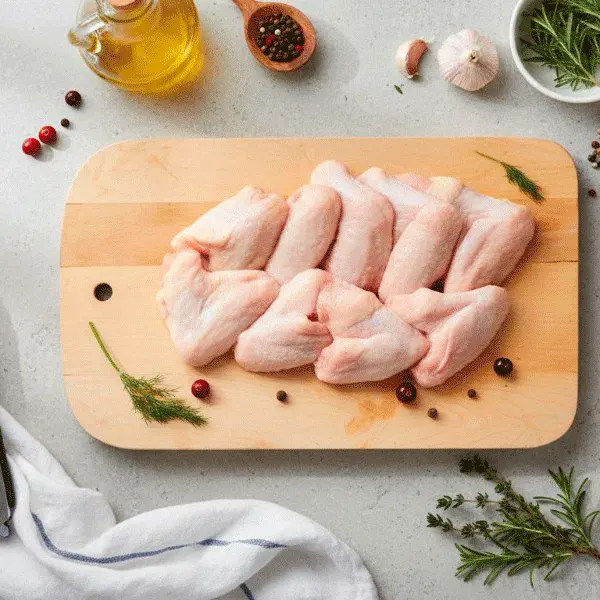 Курица крыло 2 фаланги зам. Твоя ферма 2,5кг, 10кг/кор