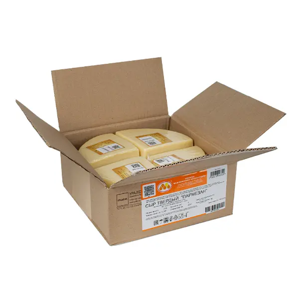 Сыр Пармезан 40% Юговской ~1,5кг, ~6кг/кор