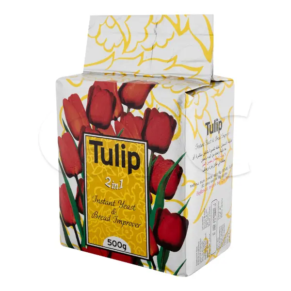 Дрожжи быстродействующие с улучшителем теста Pakmaya Tulip 500гр, 20шт/кор