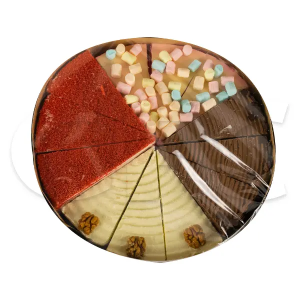 Торт Ассорти Бенье 130гр, 12 порций/1,56кг/шт, 6шт/кор