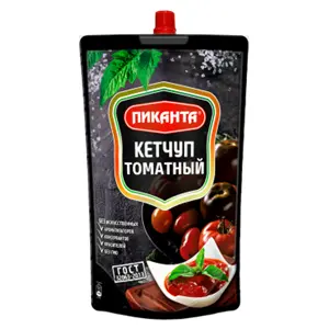 Кетчуп томатный Пиканта 480гр, 12шт/кор