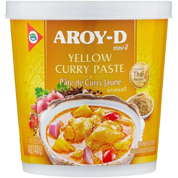 Паста Карри Желтая AROY-D 400г*24