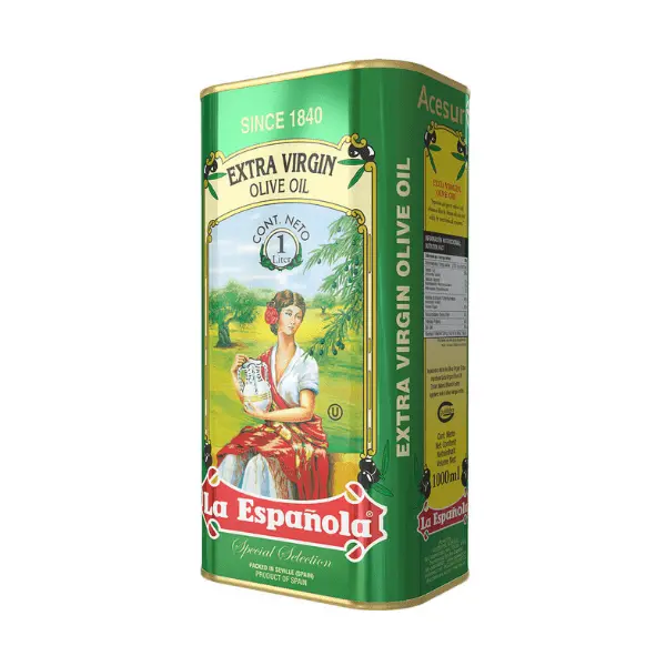 Масло оливковое нерафинированное высшего качества Extra Virgin "La Espanola" ж/б (0.916 кг/1л) 20*1