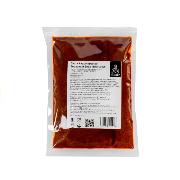 Паста Карри красная THAI CHEF 500гр, 20шт/кор