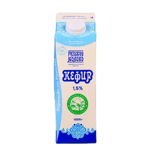 Кефир 1,5% Рузское молоко 1кг, 8шт/кор