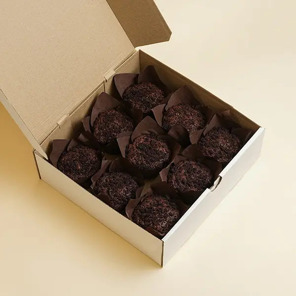 Маффин Шоколадный Брауни SweetMarin 110гр, 9шт/упак, 8упак/кор