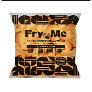 Картофель дольки в кожуре со специями Fry Me 2,5кг, 5шт/кор