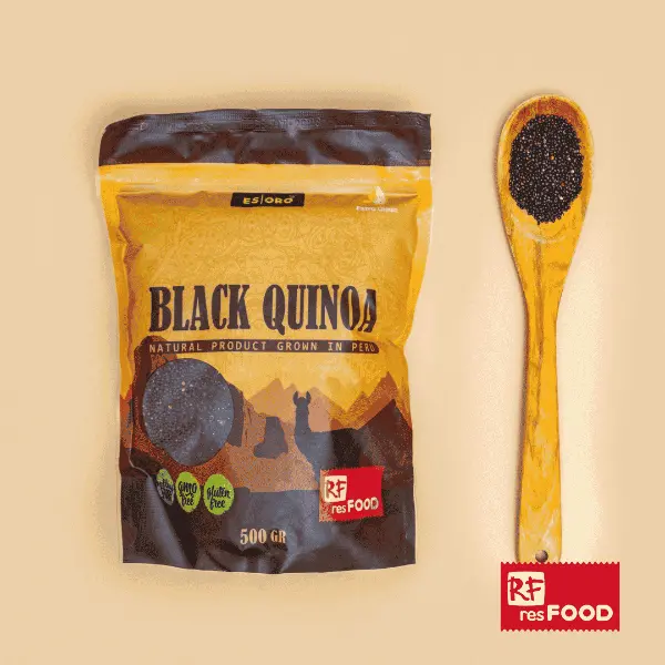 Киноа черная Esoro Resfood 500гр дойпак, 35шт/кор, Перу