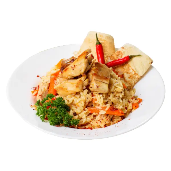 Плов с курицей AMK Foods 300гр, 25шт/кор