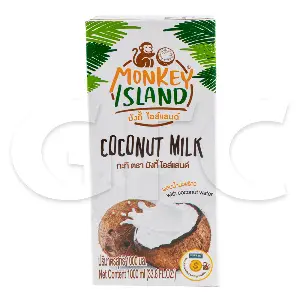 Молоко кокосовое 100% MONKEY ISLAND 1л, 12шт/кор