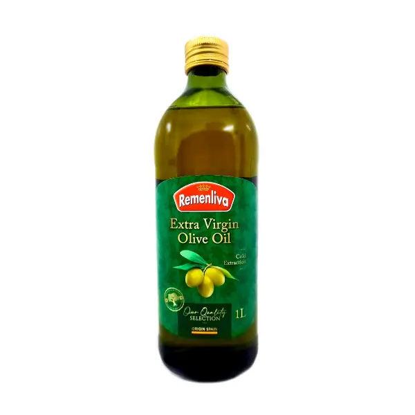 Масло оливковое Extra Virgin Remenliva 1л ст/б, 12шт/кор