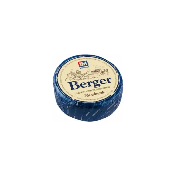 Сыр с голубой плесенью Berger 55%, ~2,7кг/кор