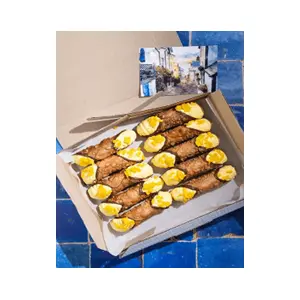 Пирожное канноли с манго и маракуйей O'Cannoli 90гр, 10шт/уп, 5уп/кор