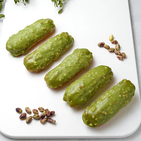 Эклер Фисташка SweetMarin 60гр, 5шт/упак, 54упак/кор