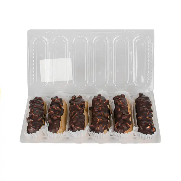 Эклер Сникерс 70гр, 6шт/упак, 2упак/кор