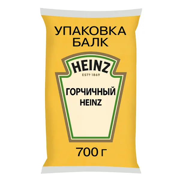 Соус горчичный Heinz 700гр, 7шт/кор, Россия