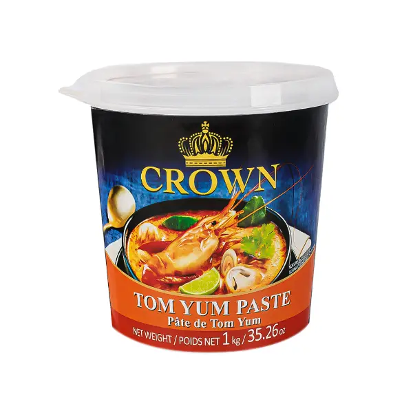 Паста Том Ям кисло-сладкая Crown 1кг, 12шт/кор, Таиланд