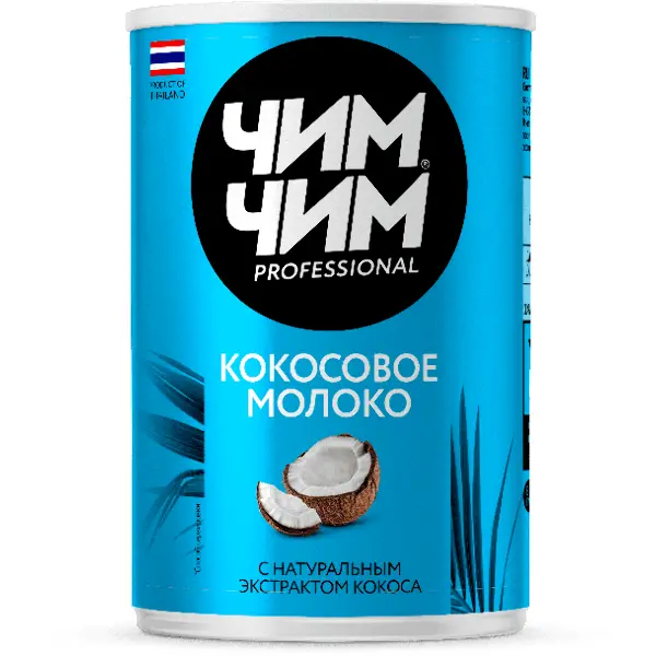 Молоко растительное кокосовое Чим-Чим 400мл ж/б, 12шт/кор