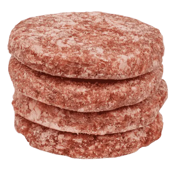 Котлета для гамбургера из говядины деликатесная с солью и перцем Uniburger 60гр, 5кг/кор