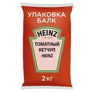 Кетчуп томатный Heinz 2кг, 6шт/кор