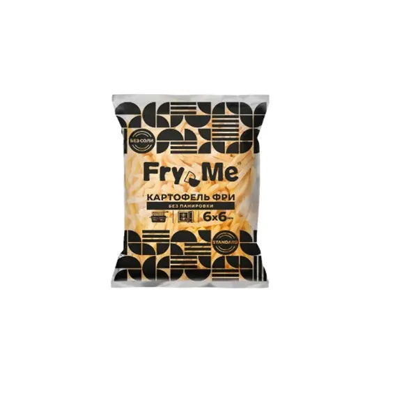 Картофель фри без панировки 6*6мм Fry Me 2,5кг, 5шт/кор