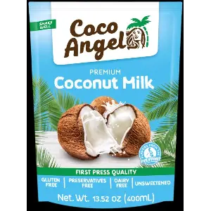 Кокосовое молоко 17-19% Coco Angel 400мл, 12шт/кор, Филиппины