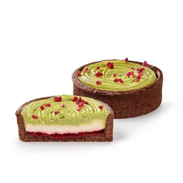 Тарталетка фисташковая с малиной Десертные Истории 90гр, 9шт/кор