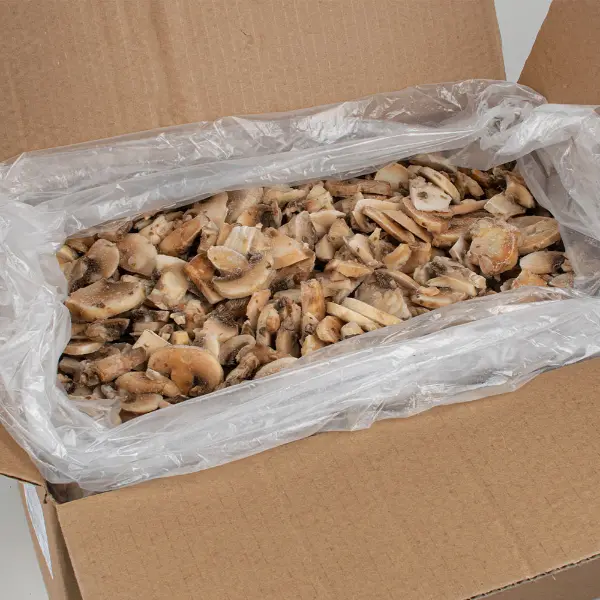 Грибы шампиньоны резаные с/м, 10кг/кор