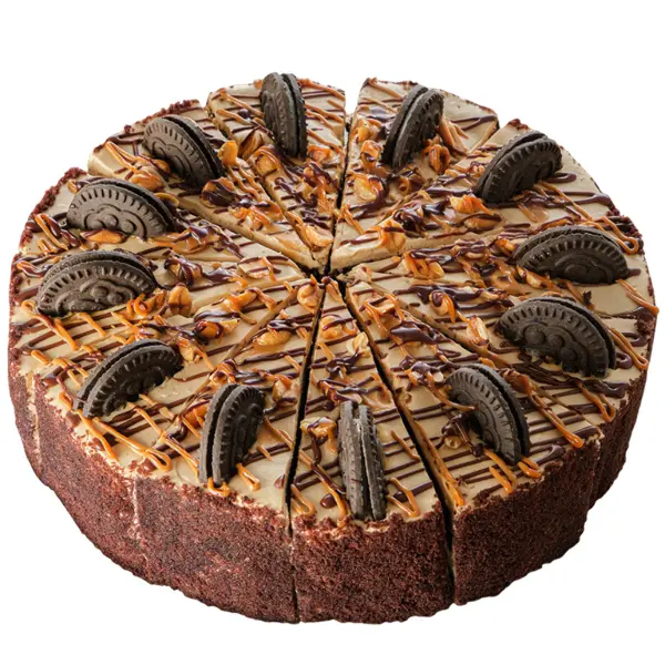 Торт Сникерс Десертные истории 121гр, 14 порций/1,7кг/шт