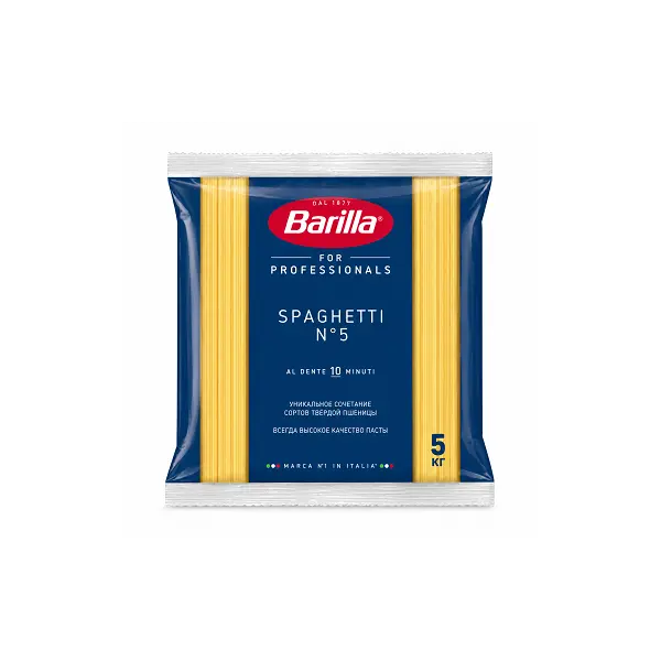 Паста BARILLA Cпагетти 5кг, 3шт/кор