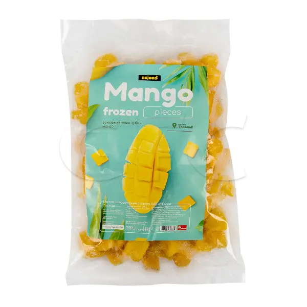 Манго без добавок кубик с/м Esoro Resfood 1кг, 10шт/кор, Египет