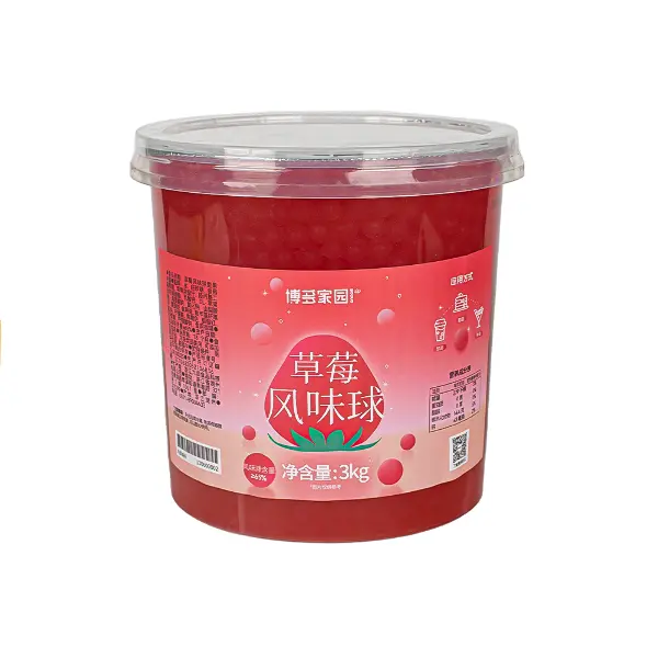 Джус-болл со вкусом клубники BODUO 3кг, 6шт/кор