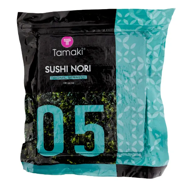 Водоросли Нори №5 Tamaki 240гр, 100л, 40шт/кор, Корея