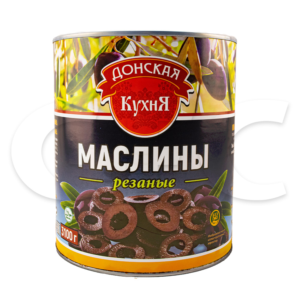 Маслины целые б/к Донская кухня 300мл/280гр/90гр ж/б, 12шт/кор купить  оптом, 203086 – GFC-Russia