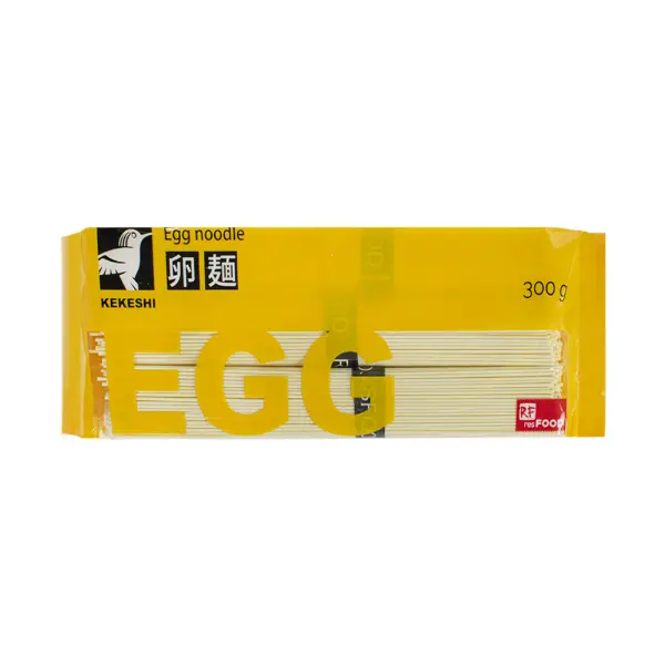 Лапша яичная Kekeshi Resfood 300гр, 40шт/кор, Китай