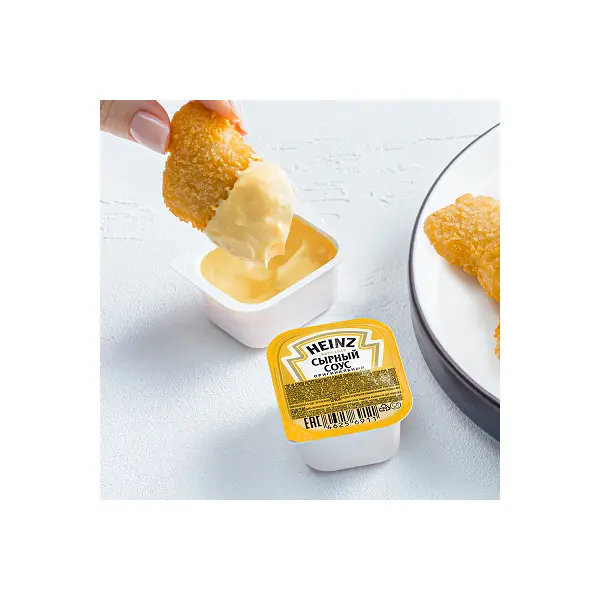 Соус сырный Heinz дип-пот 25мл, 125шт/кор