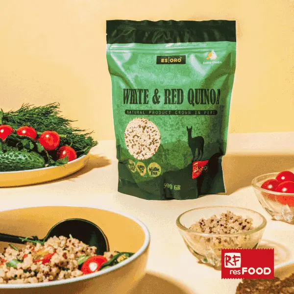 Киноа микс Esoro Resfood 500гр дойпак, 35шт/кор