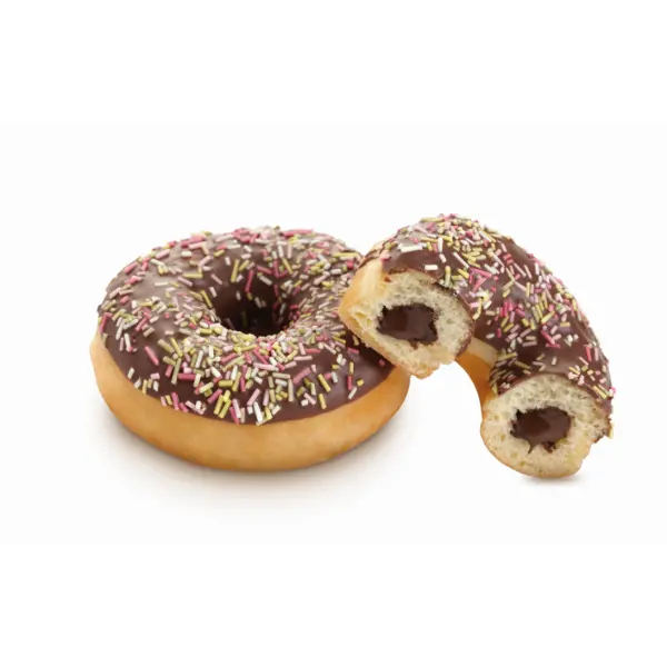 Донат с какао и разноцветной посыпкой Тутти колор Dawn 69гр, 36шт/кор