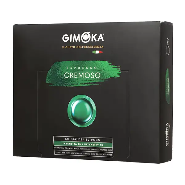 Кофе капсульный формата Nespresso Professional Cremoso Gimoka 50 капсул, 360гр, 6шт/кор