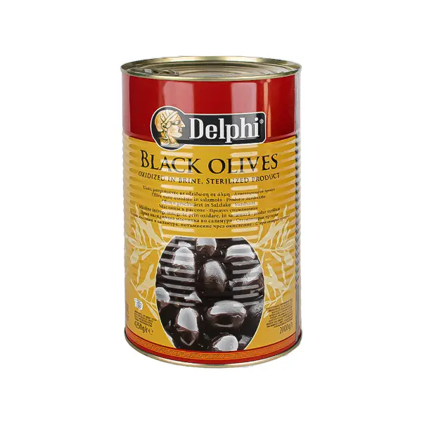 Маслины целые с/к гигант Atlas 70-90 Delphi 4250гр/2500гр, 3шт/кор