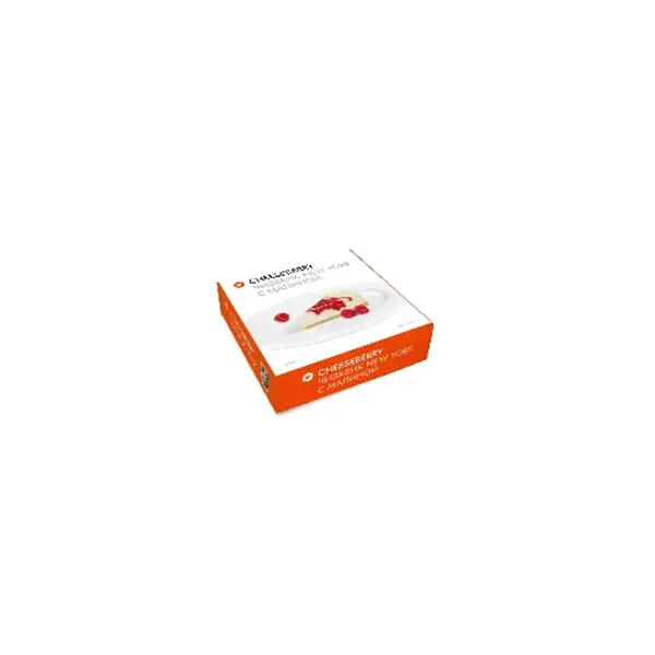 Чизкейк Нью-Йорк с малиной Cheeseberry 103гр, 16 порций/1,66кг/шт, 3шт/кор