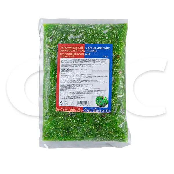 Салат Чука из морских водорослей замороженный Dalian Haibao Food Co. Ltd 1кг, 10шт/кор, Китай
