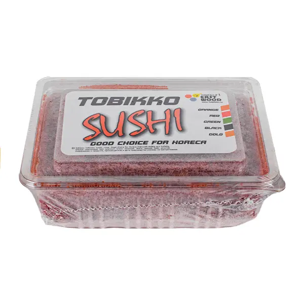 Икра Тобико Суши красная 500гр, 20шт/кор