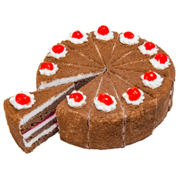 Торт Черный Лес Александр Селезнев 115гр, 12 порций/1,4кг/шт, 4шт/кор