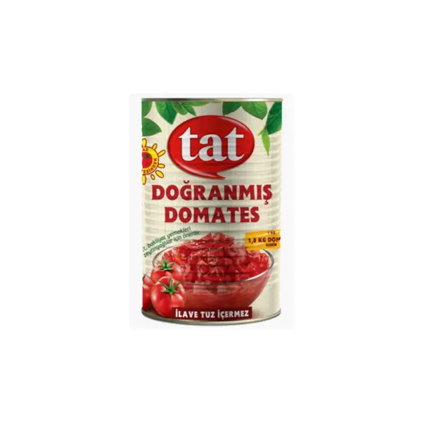 Томаты резаные Tat 4200гр/4050гр/2460гр ж/б, 6шт/кор